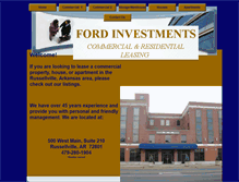 Tablet Screenshot of fordinvestments.net